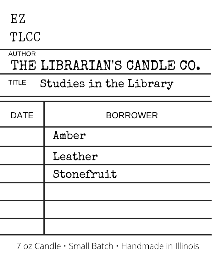 Studies in the Library Jar Candle