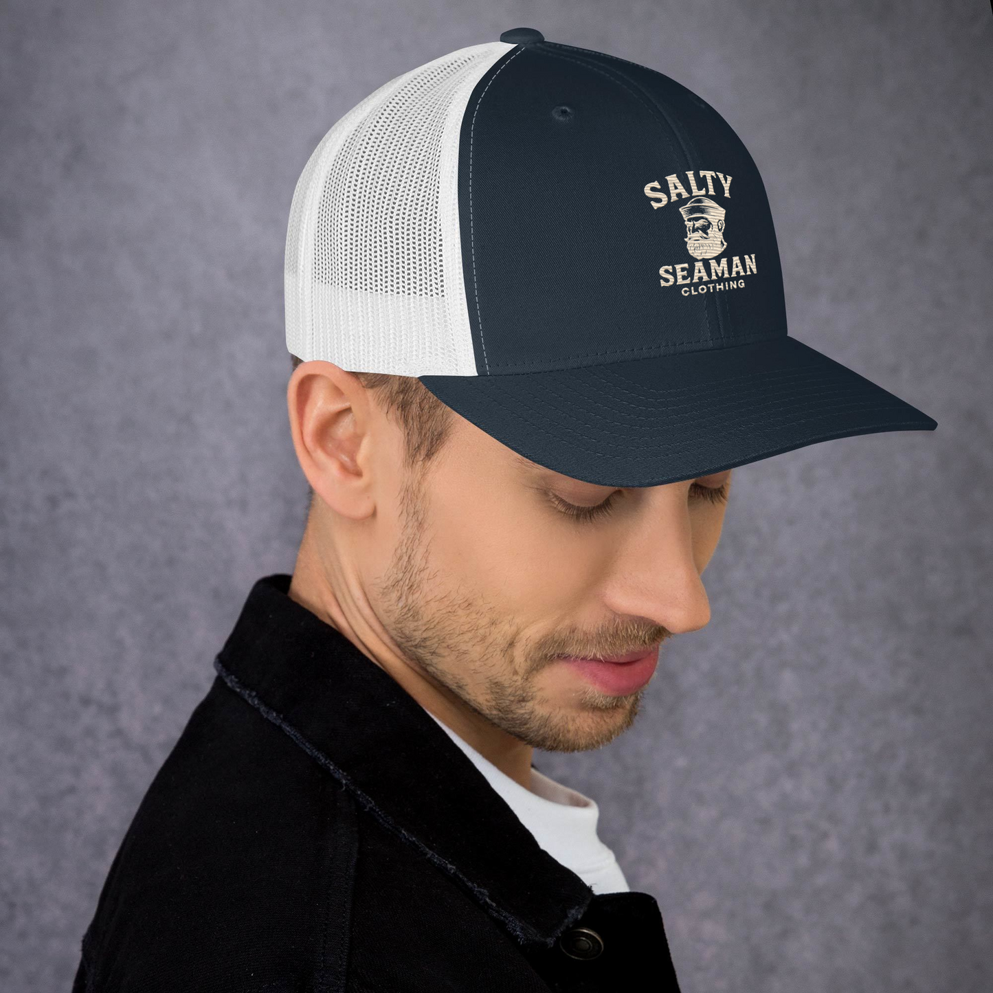 Salty Seaman Mesh Trucker Cap – Maritime Classic