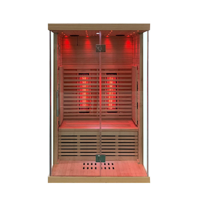 SAUNA EVOLUTION®  Indoor Low EMF Sauna with Front Glass Far Infrared 05