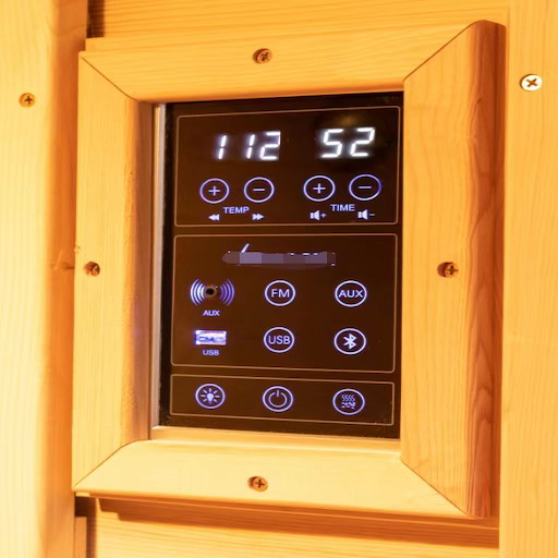 SAUNA EVOLUTION®  Indoor Low EMF Sauna with Front Glass Far Infrared 05