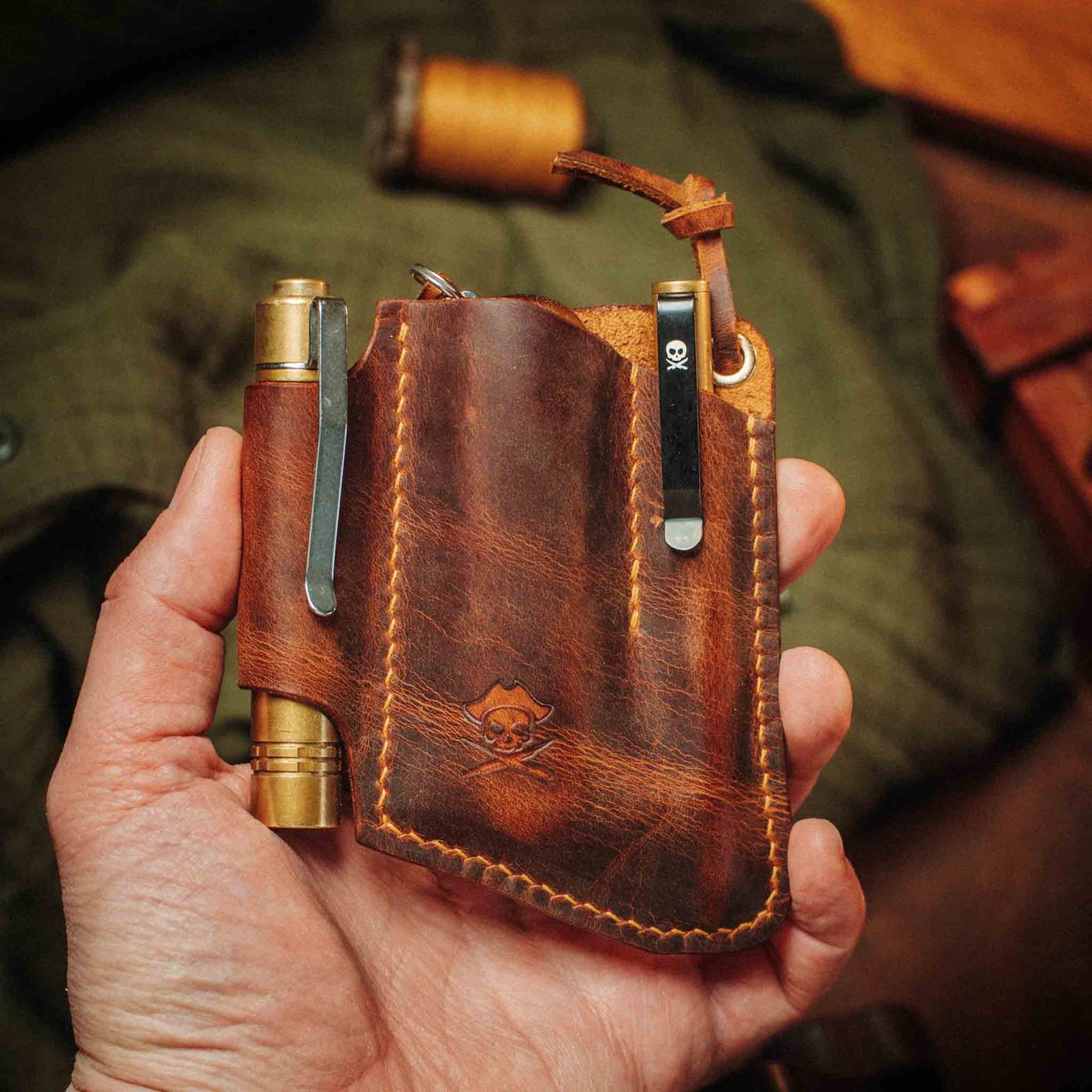 EDC Pocket Organizer - First Mate v3 | Leather Pocket Carrier