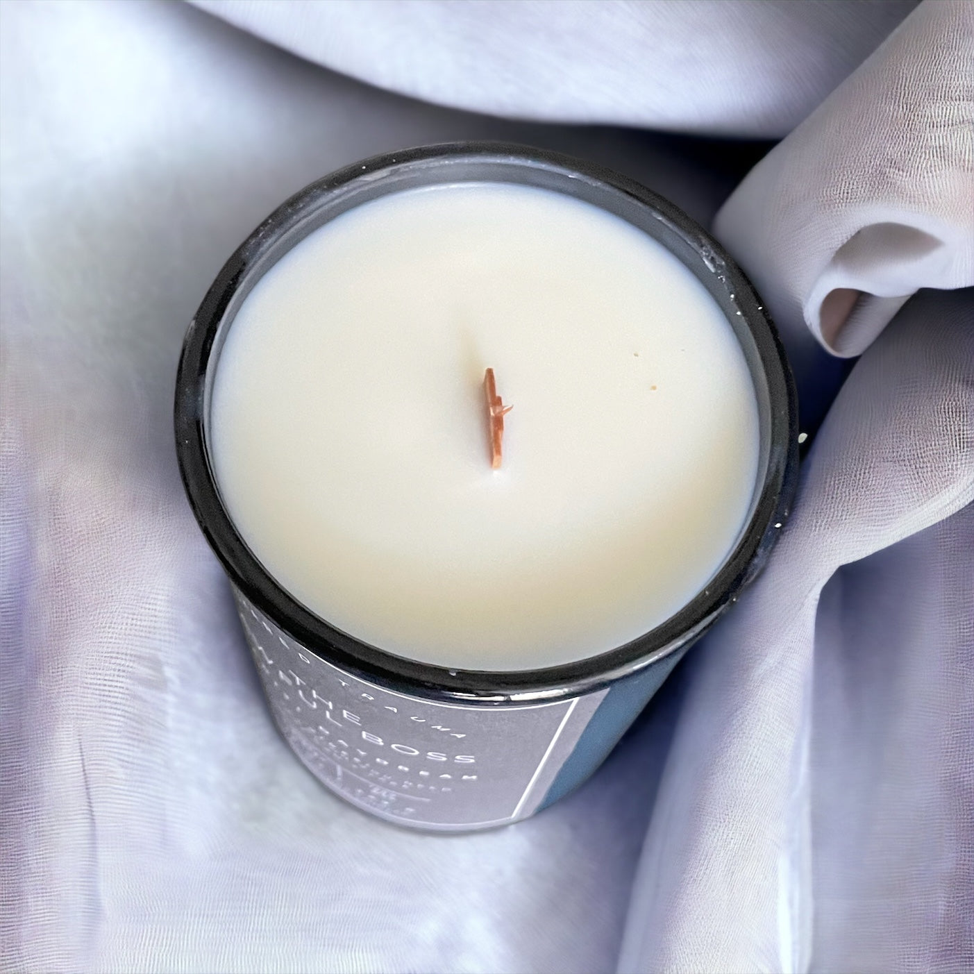 Shared Trauma: The Awful Boss Candle - 13 oz, Crackling Wood Wick
