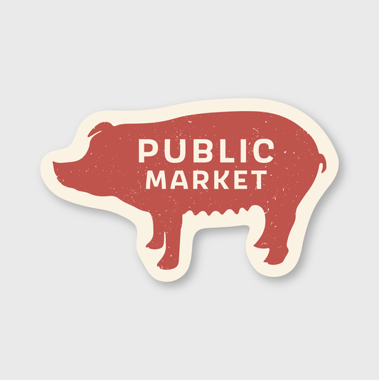 Market Pig Sticker