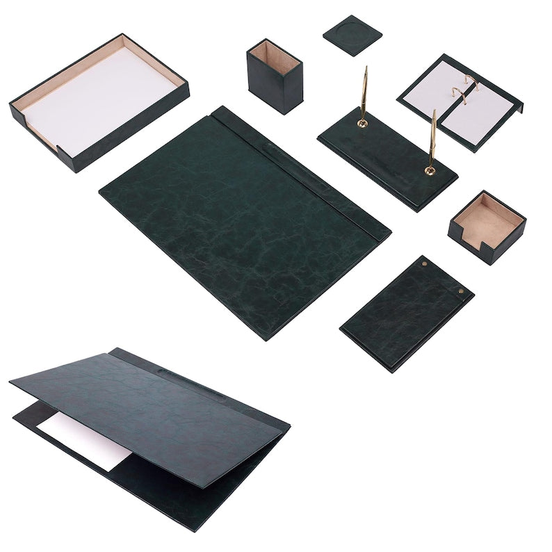 MOOG Leather Desk Set - Single Document Tray- 10 PCS