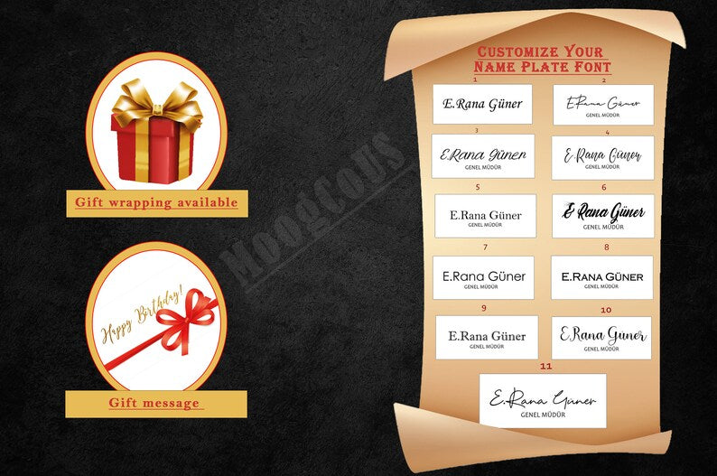 MOOG Leather Desk Set - Single Document Tray- 10 PCS