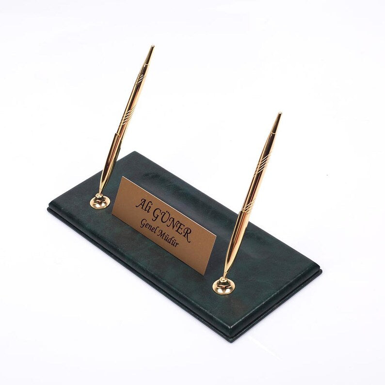 MOOG Leather Desk Set - Single Document Tray- 10 PCS